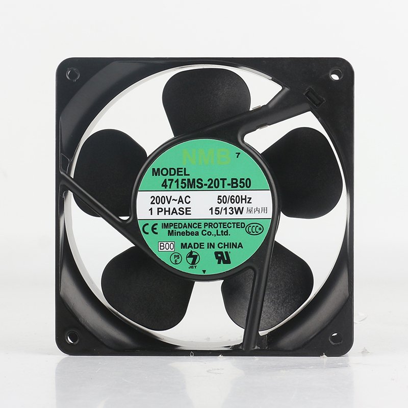 New Original Japan NMB Meibea 220V AC 200V 50/60Hz 15/13W 12CM 12038 119x119x38mm Frequency Changer 4715MS-20T-B50 Cooling Fan
